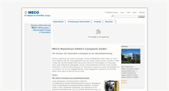 Desktop Screenshot of meco-werkzeugbau.de