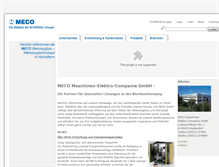 Tablet Screenshot of meco-werkzeugbau.de